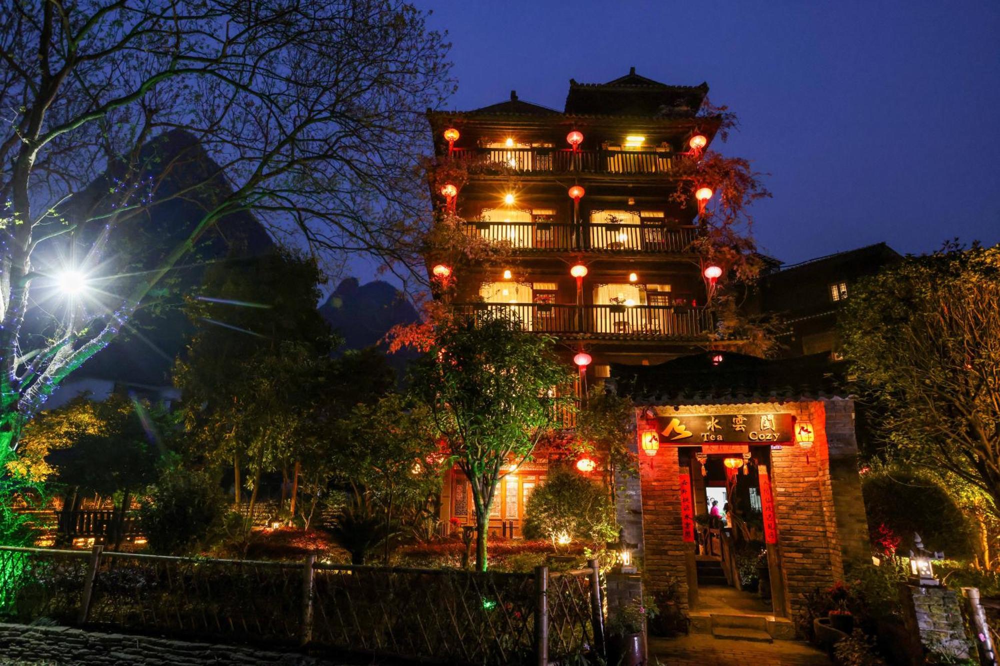 Hostal Yangshuo Tea Cozy--One Way Free Pick Up From Airport Or Ts 4 Nights Exterior foto