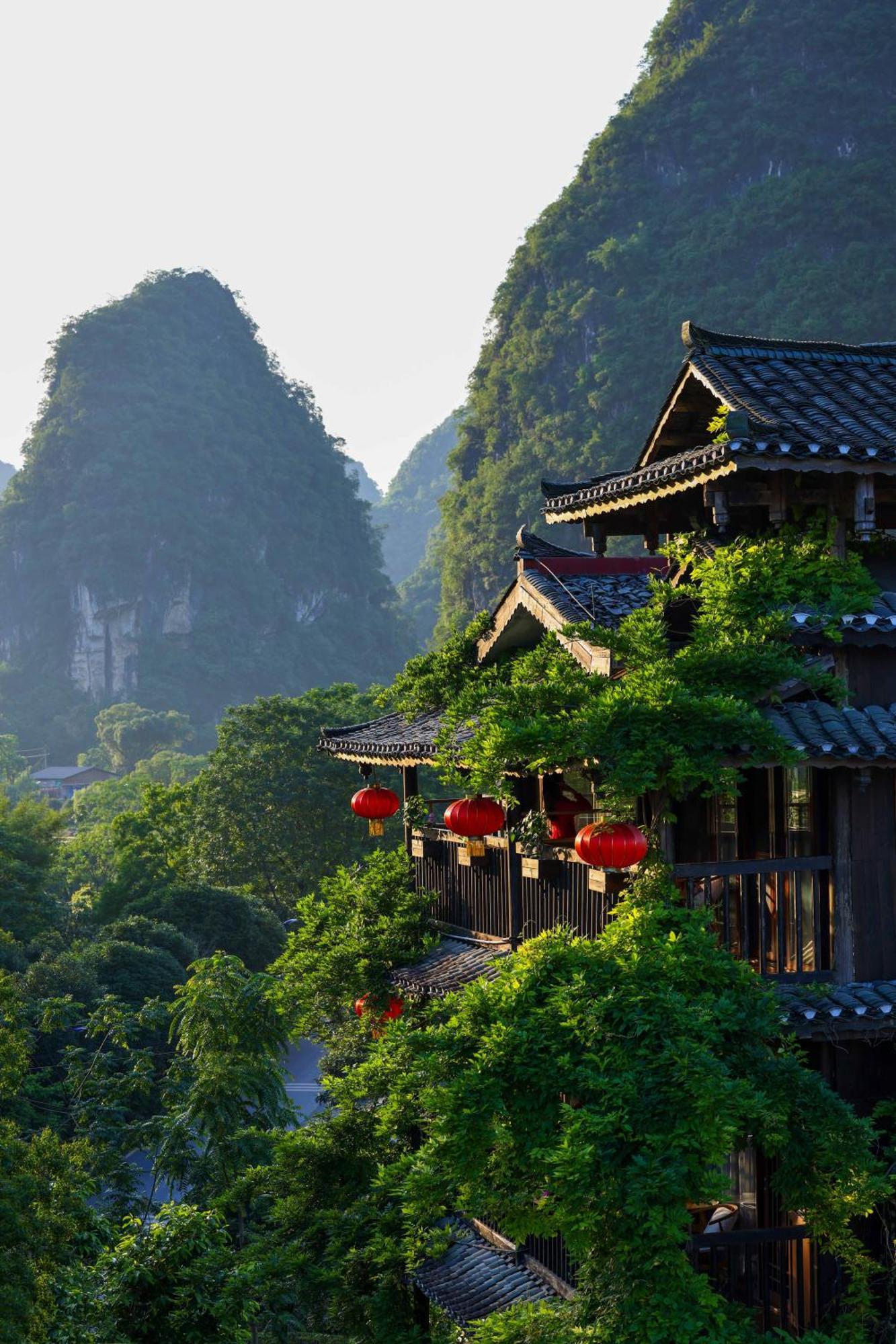 Hostal Yangshuo Tea Cozy--One Way Free Pick Up From Airport Or Ts 4 Nights Exterior foto